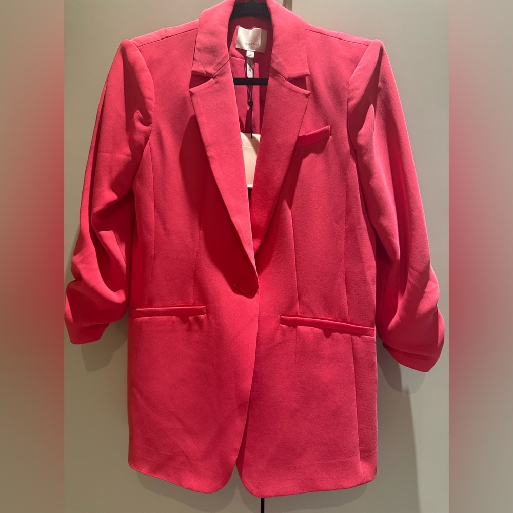 Cinq à Sept Vibrant Pink Blazer